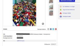 Lego Kleinanzeige