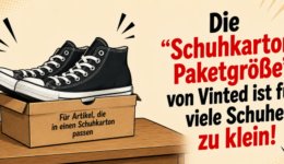 Vorsicht beim Schuhe versenden mit Vinted: Warum der „Schuhkarton“ nicht immer passt!
